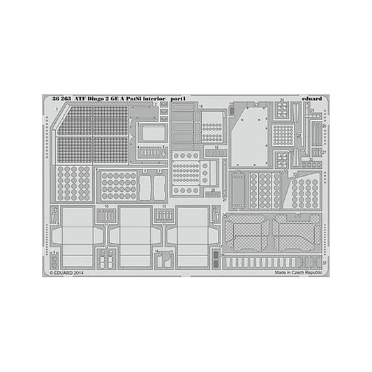 eduard 36263 1 35 atf dingo 2 ge a patsi interior for rmg