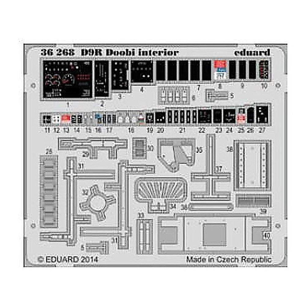 eduard 36268 1 35 armor doobi interior for men pre painted