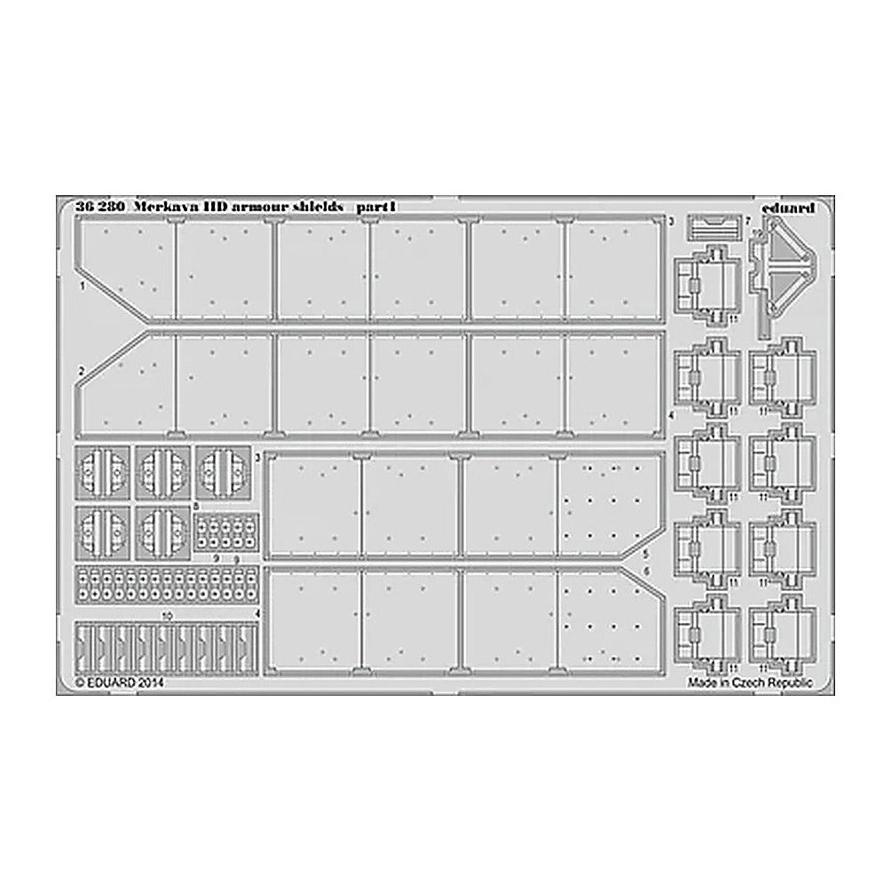 eduard 36280 1 35 merkava iid armor shields for acy