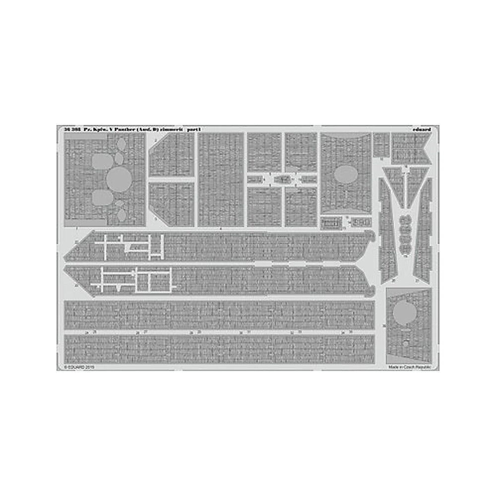 eduard 36308 1 35 pzkpfw v panther ausf d zimmerit for zve