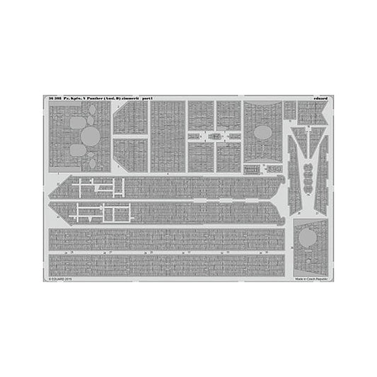 eduard 36308 1 35 pzkpfw v panther ausf d zimmerit for zve