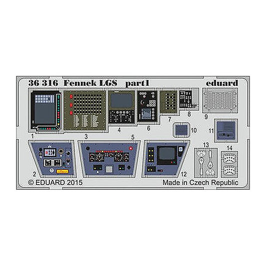 eduard 36316 1 35 fennek lgs for trumpeter