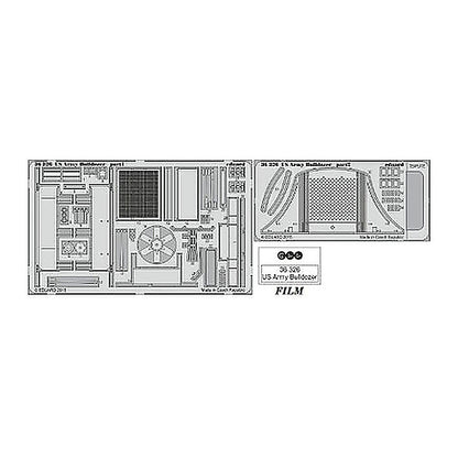 eduard 36326 1 35 us army bulldozer for mna