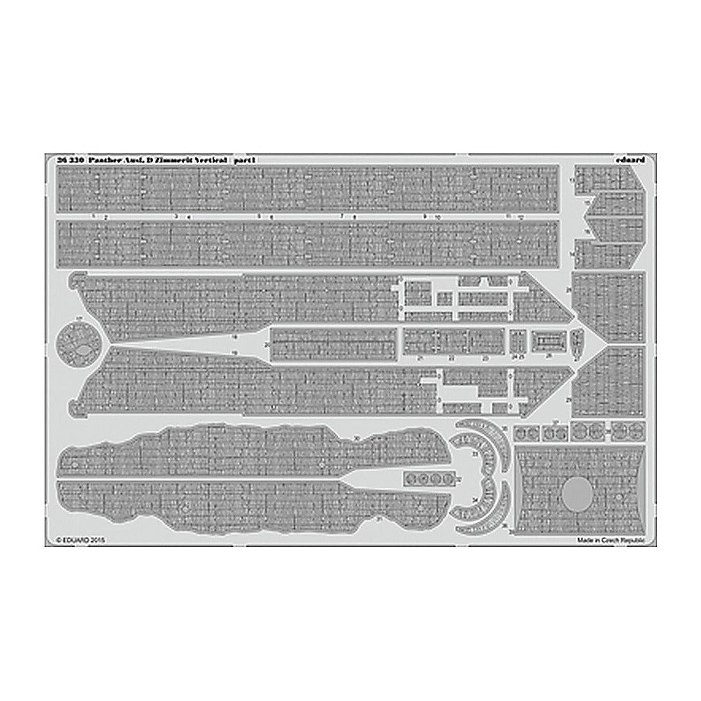 eduard 36330 1 35 panther ausf d zimmerit vertical