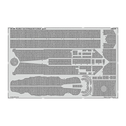eduard 36330 1 35 panther ausf d zimmerit vertical