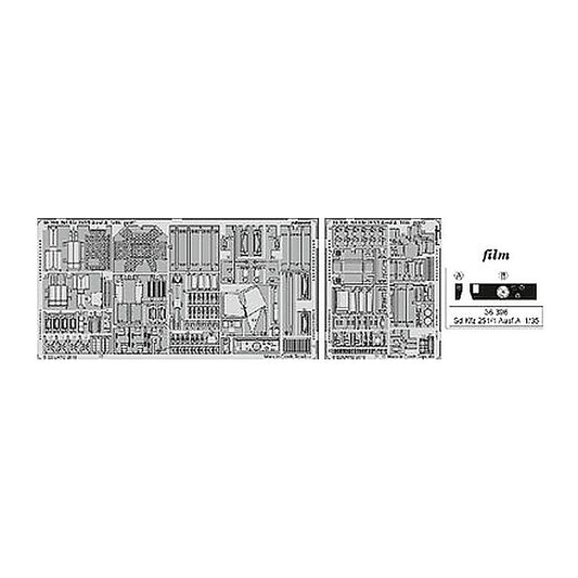 eduard 36396 1 35 sdkfz 251 1 ausf a for icm