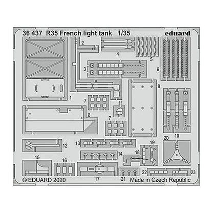 eduard 36437 1 35 french light tank for tam