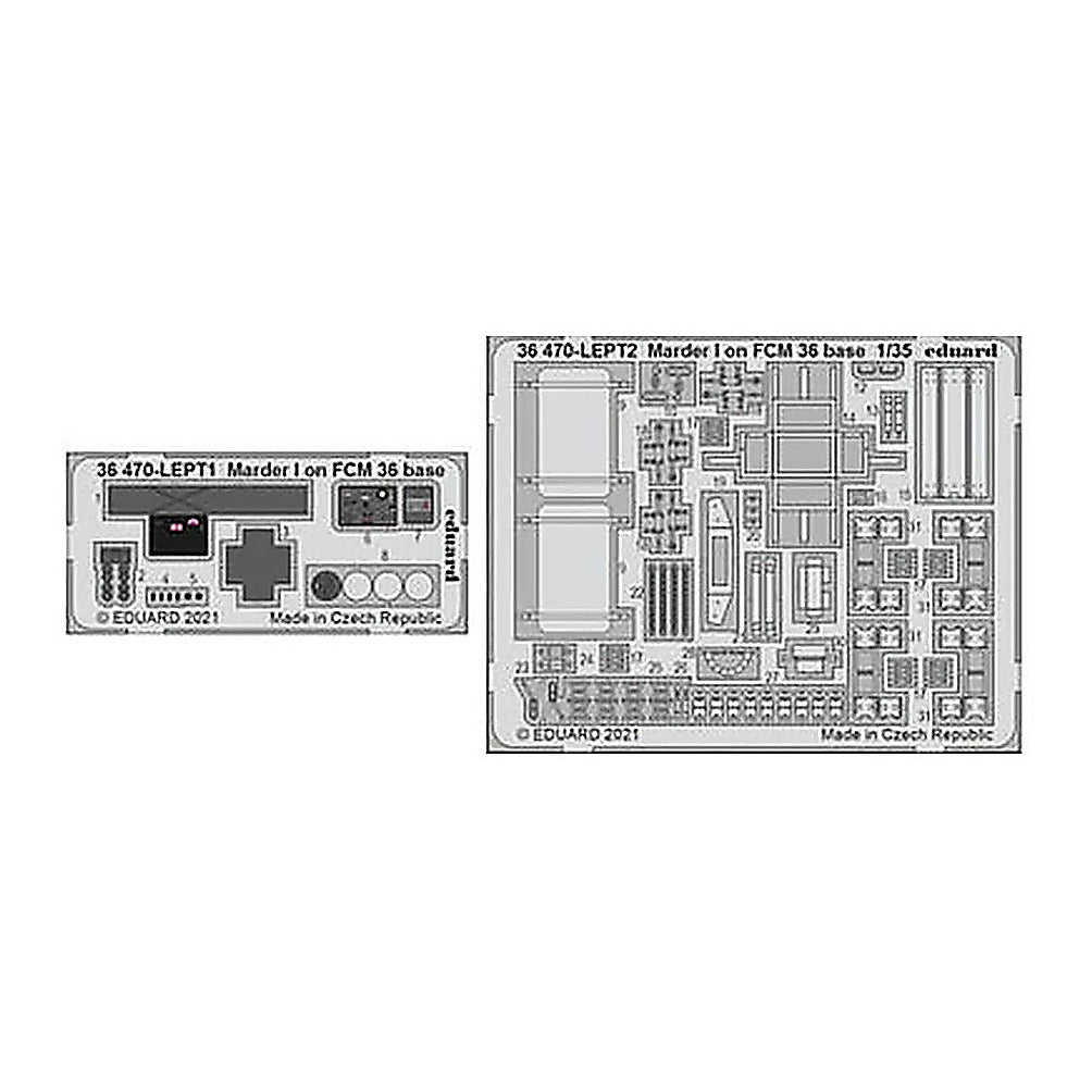 eduard 36470 1 35 marder i on fcm 36 base for icm