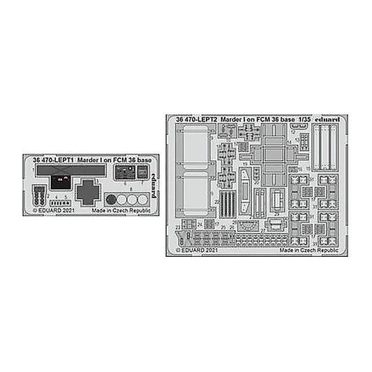 eduard 36470 1 35 marder i on fcm 36 base for icm