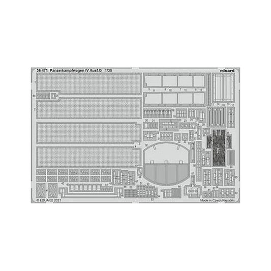 eduard 36471 1 35 pzkpfw iv ausf g for tam