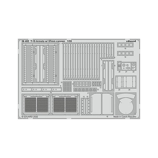 eduard 36482 1 35 armata w 57mm cannon for zvezda