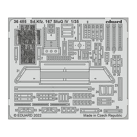 eduard 36485 1 35 sd kfz 167 stug iv for ryefield models