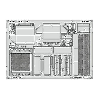 eduard 36488 1 35 t 70b for zvezda photo etch detail set