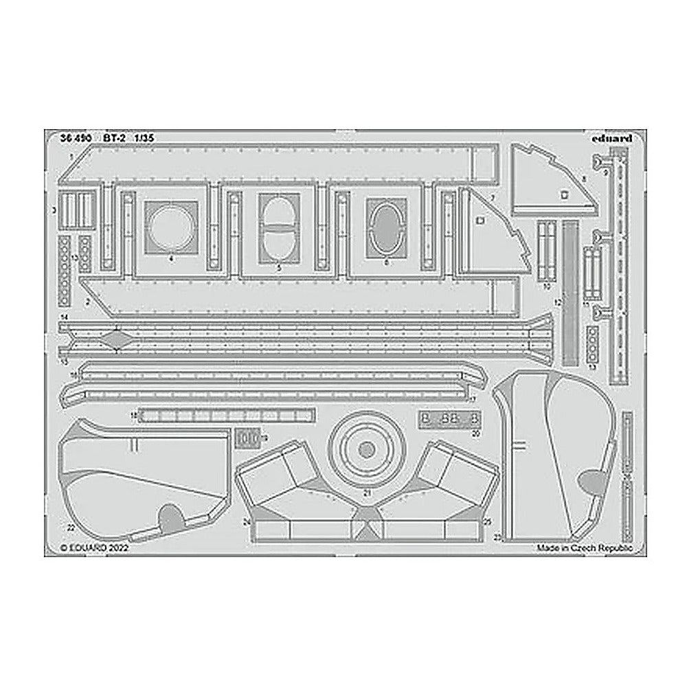 eduard 36490 1 35 bt 2 for hobby boss photo etch detail set