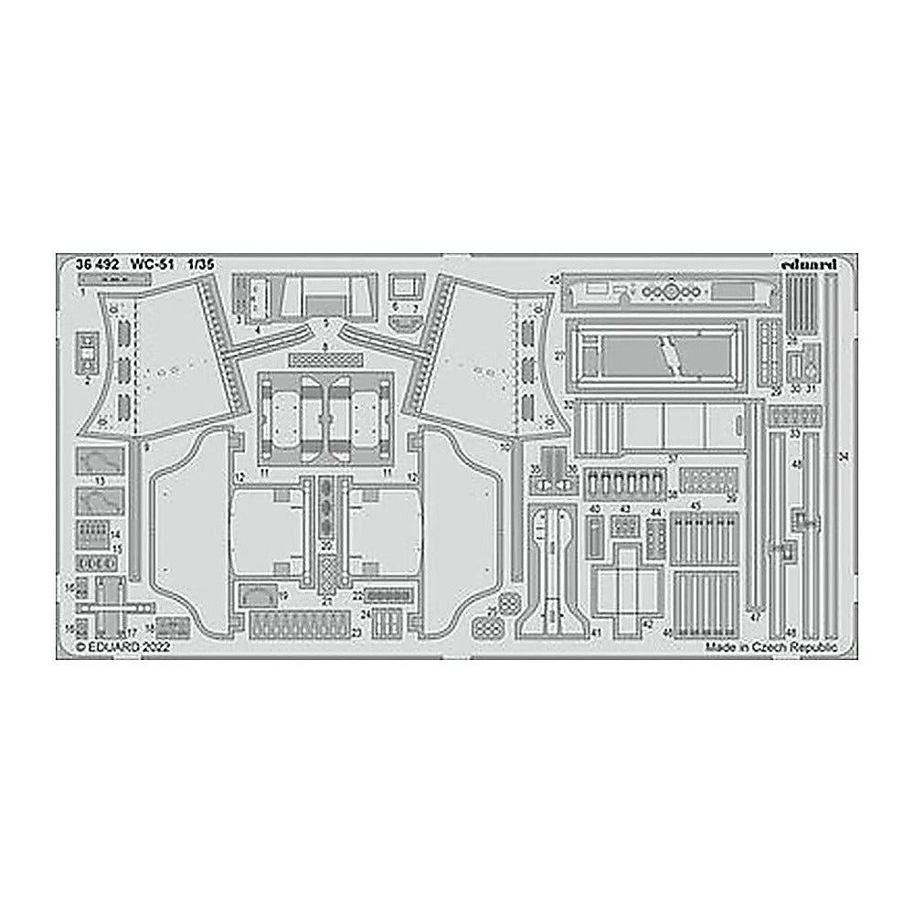 eduard 36492 1 35 wc 51 for zvezda photo etch detail set