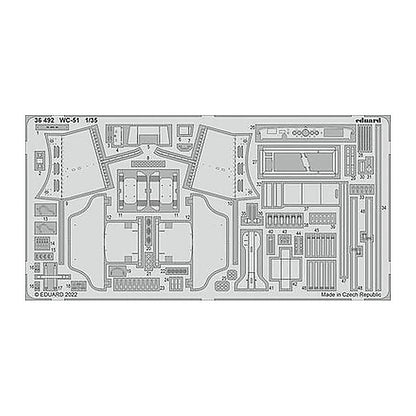 eduard 36492 1 35 wc 51 for zvezda photo etch detail set