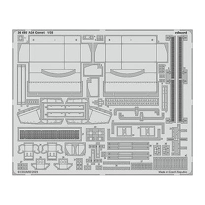 eduard 36495 1 35 comet for tamiya photo etch detail set