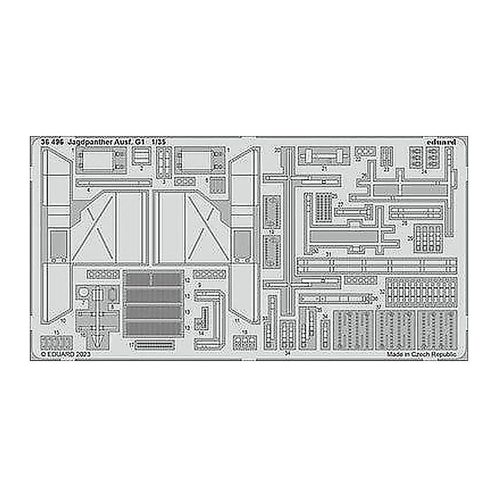 eduard 36496 1 35 jagdpanther ausf g1 for academy