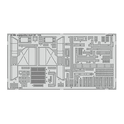 eduard 36496 1 35 jagdpanther ausf g1 for academy