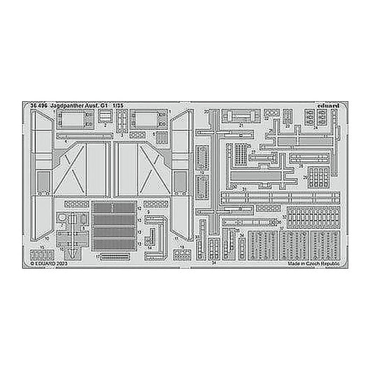 eduard 36496 1 35 jagdpanther ausf g1 for academy