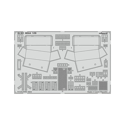 eduard 36501 1 35 for i love kit photo etch detail set