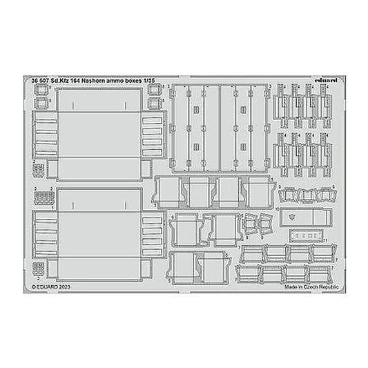 eduard 36507 1 35 sd kfz 164 nashorn ammo boxes