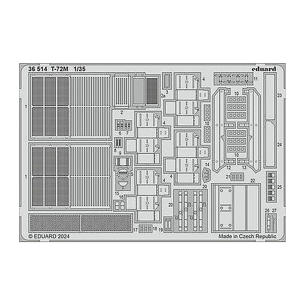 eduard 36514 1 35 t 72m photo etched set