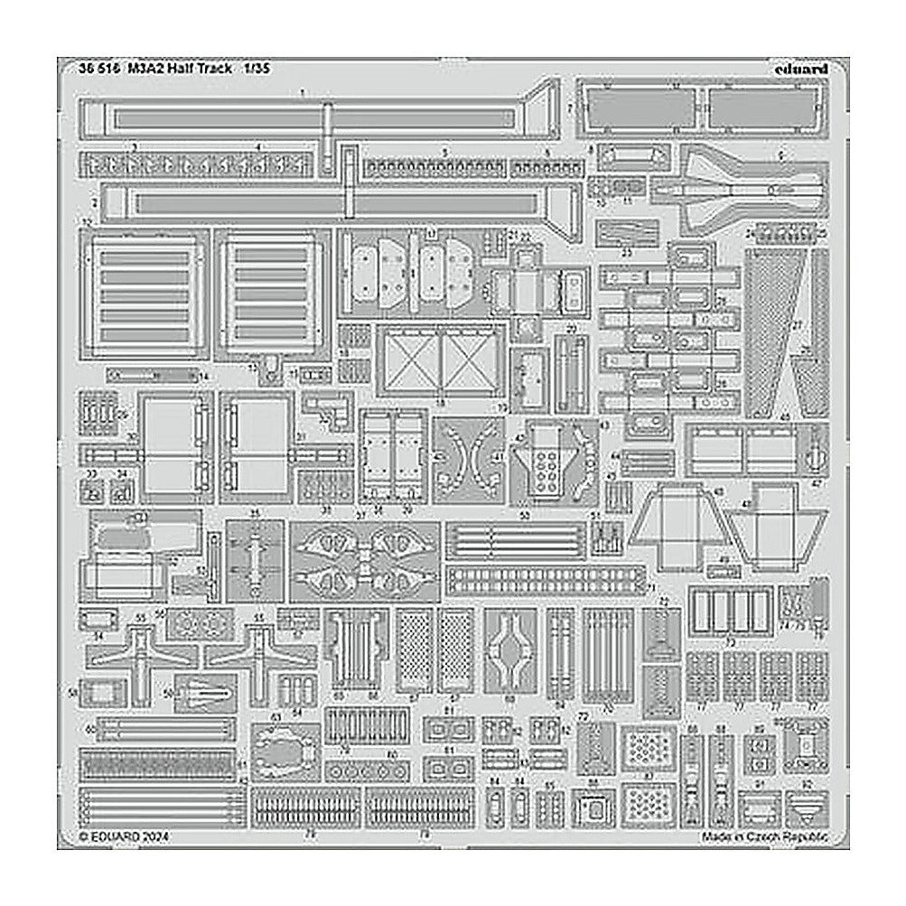 eduard 36516 1 35 half track photo etched set