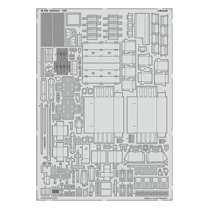 eduard 36520 1 35 nashorn photo etched set for tamiya for tamiya