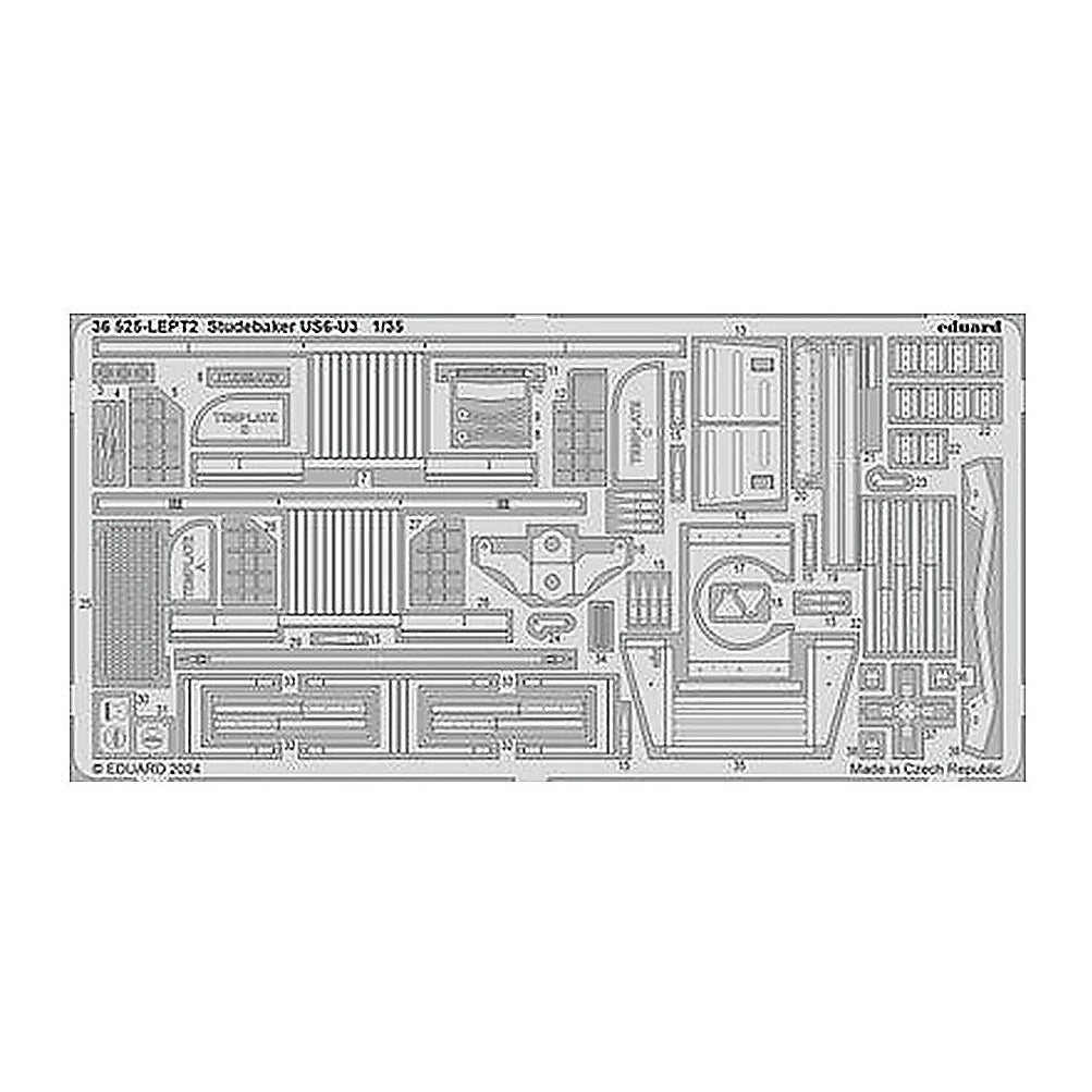 eduard 36525 1 35 studebaker us6 u3 photo etch set for icm