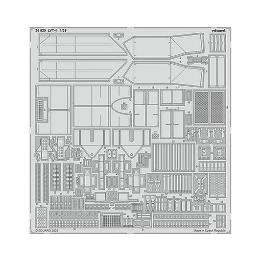 eduard 36529 1 35 lvt 4 1 35 photo etch for italeri