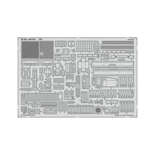 eduard 36533 1 35 photo etched set for italeri kit