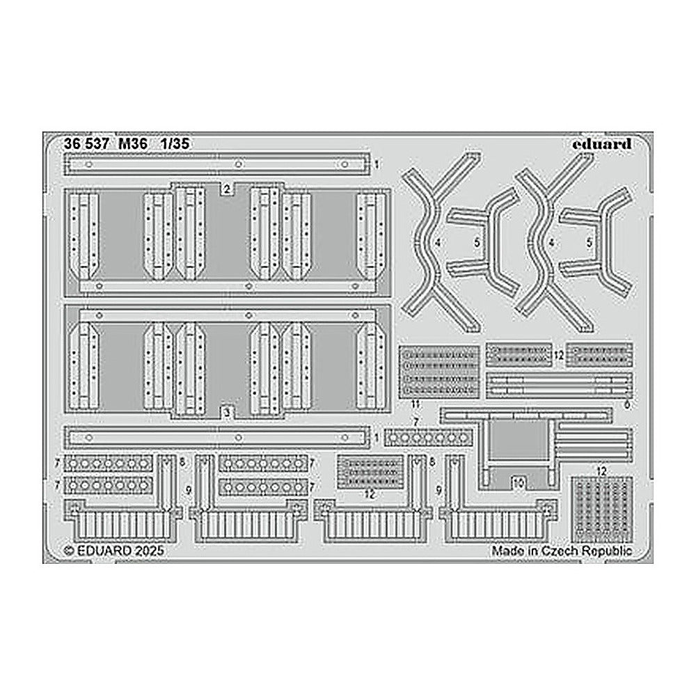 eduard 36537 1 35 m 36 photo etched set for tamiya