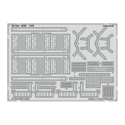 eduard 36537 1 35 m 36 photo etched set for tamiya