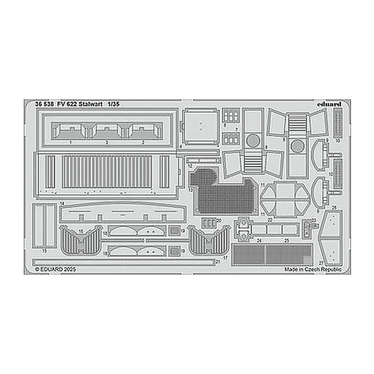 eduard 36538 1 35 fv 622 stalwart photo etched set for airfix