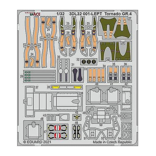 eduard 3dl32001 1 32 tornado gr 4 space for italeri