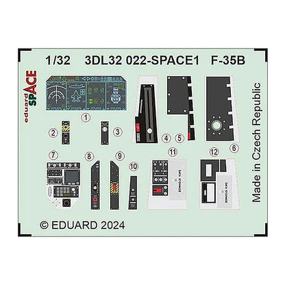 eduard 3dl32022 1 32 f 35b space space