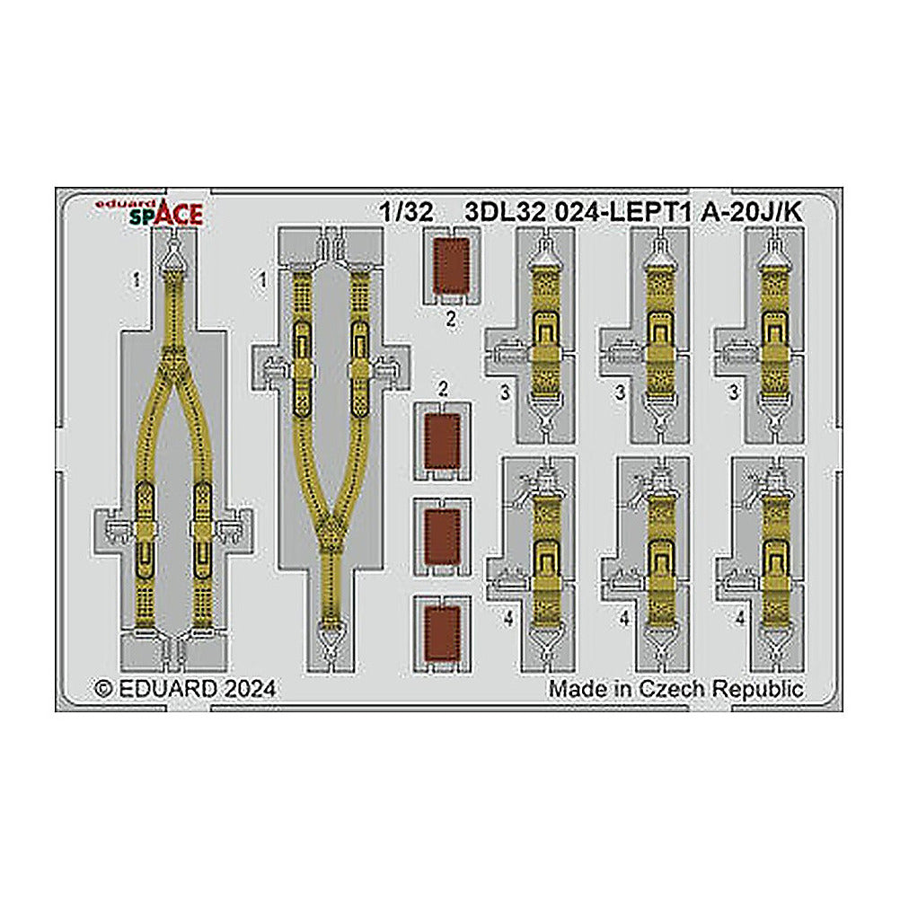 eduard 3dl32024 1 32 a 20j k space set