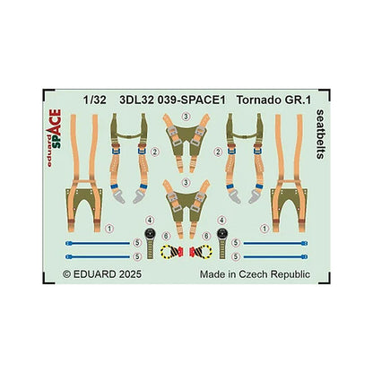 eduard 3dl32039 1 32 tornado gr 1 seatbelts space space for italeri