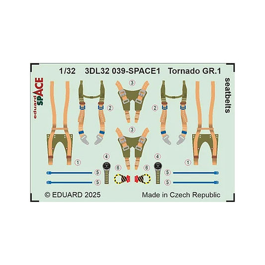 eduard 3dl32039 1 32 tornado gr 1 seatbelts space space for italeri