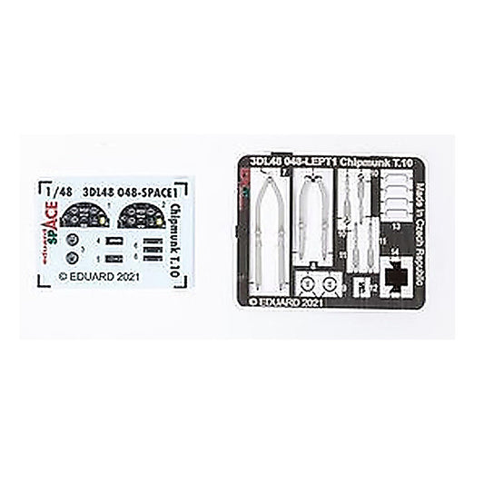 eduard 3dl48048 1 48 chipmunk t 10 space for airfix