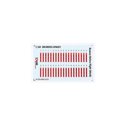 eduard 3dl48052 1 48 remove before flight black space