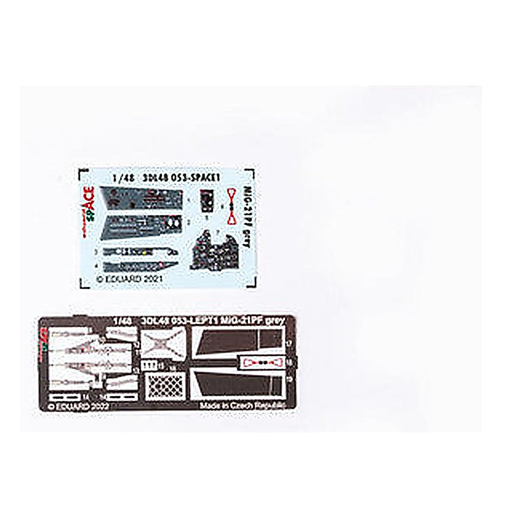 eduard 3dl48053 1 48 mig 21pf grey space for eduard