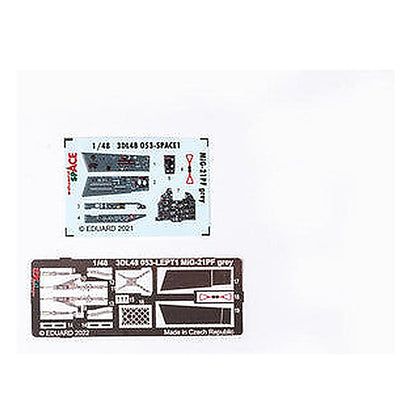 eduard 3dl48053 1 48 mig 21pf grey space for eduard