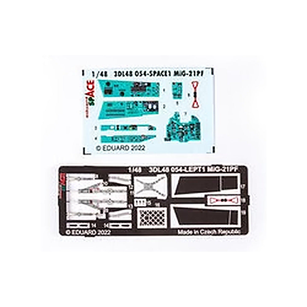eduard 3dl48054 1 48 mig 21pf space for eduard