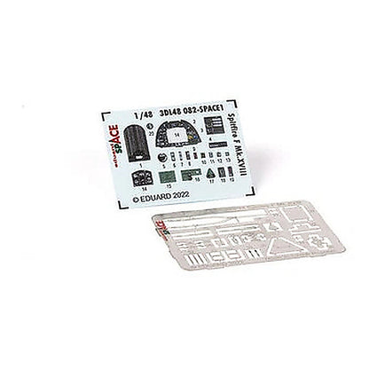 eduard 3dl48082 1 48 spitfire f mk xviii space for airfix