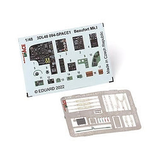 eduard 3dl48094 1 48 beaufort mk i space for icm