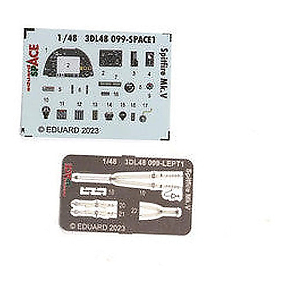 eduard 3dl48099 1 48 spitfire mk v space for airfix