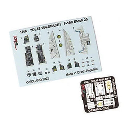 eduard 3dl48104 1 48 f 16c block 25 space for kinetic