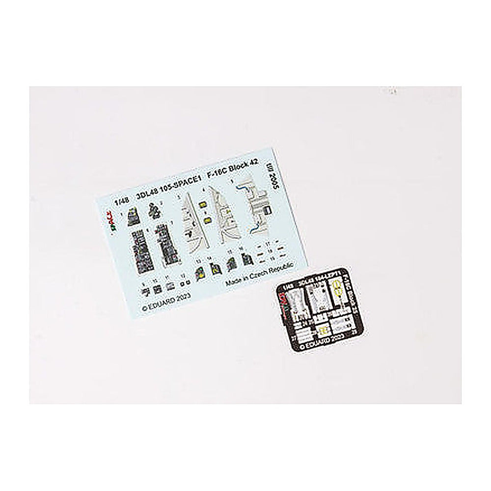 eduard 3dl48105 1 48 f 16c block 42 till 2005 space for kinetic